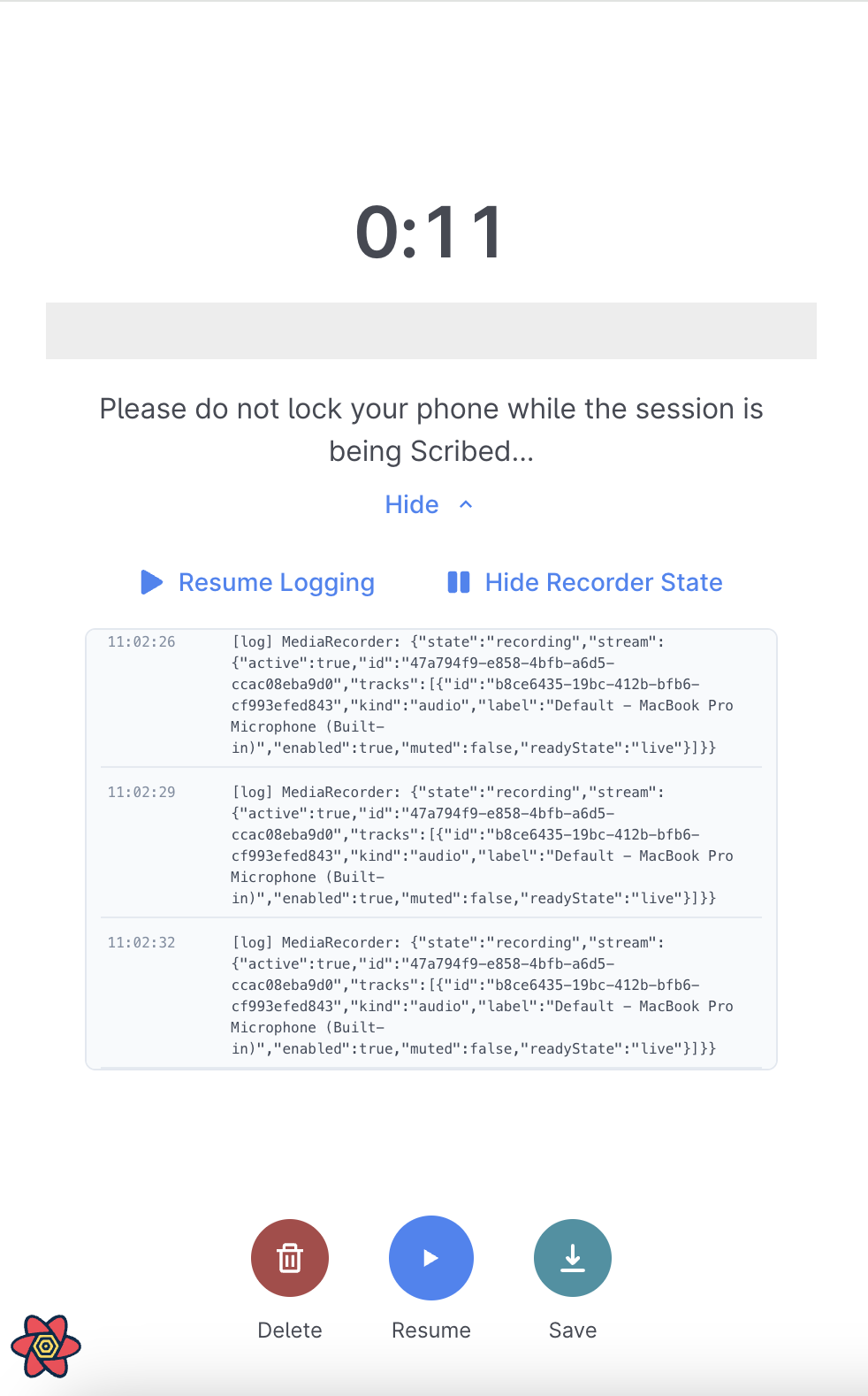 logger component
